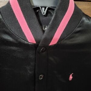 Ralph Lauren womens Polo pink & black jacket(M)